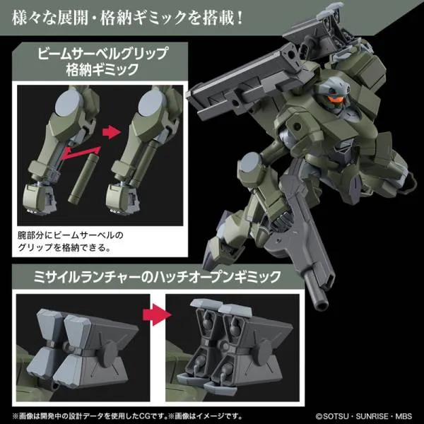 GUNDAM THE WITCH FROM MERCURY - HG 1/44 Zowort Heavy - Model Kit